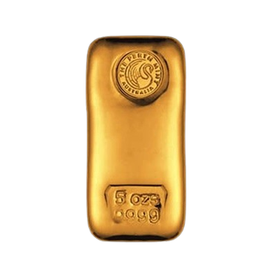 Perth Mint gold bar from Pacific Precious Metals.