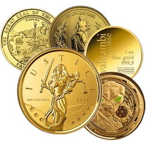  Gold coins from Pacific Precious Metals