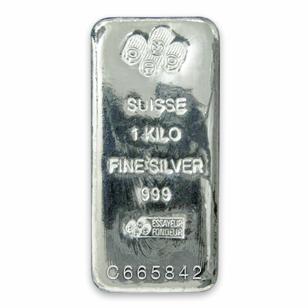 1kg PAMP Silver Bar - Pacific Precious Metals