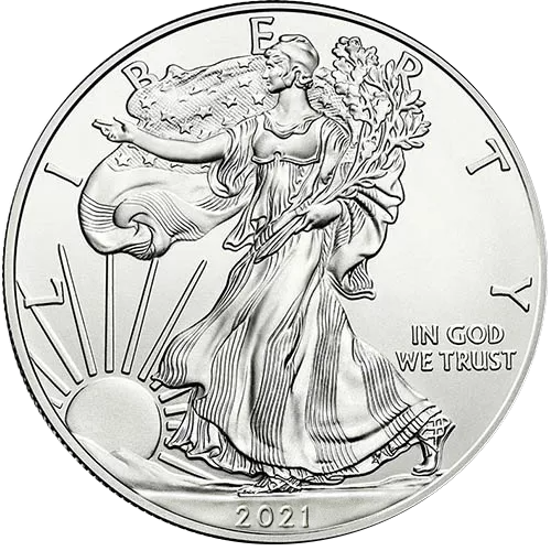 2021 1oz American Silver Eagle Type 2 | Silver American Eagle - Pacific ...