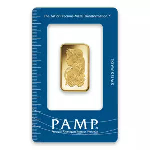 1/2oz PAMP Gold Bar - Fortuna