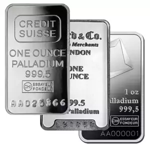 1oz Generic Palladium Bar