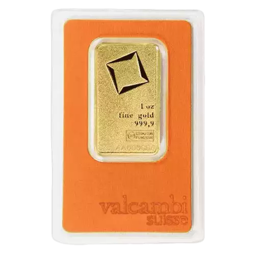 1oz Valcambi Minted Matte Gold Bar