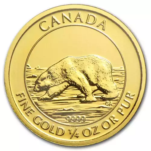 2013 1/4 oz Canadian Gold Polar Bear