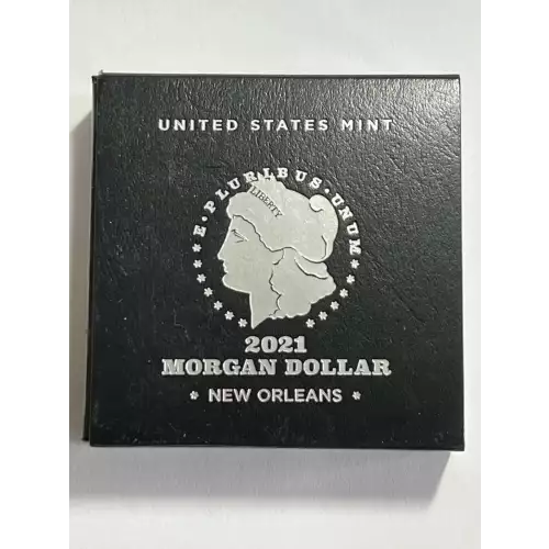 2021 Morgan Silver with O Privy Mark 21XD New Orleans Mint PKG and COA (5)