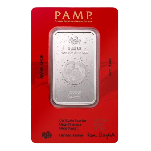 2025 1oz PAMP Silver Bar - Year of the Snake (3)