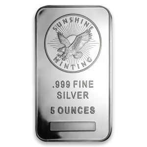 5oz Generic Silver Bar