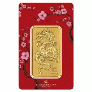 Australian Perth Mint 1oz Dragon GoldBar (3)