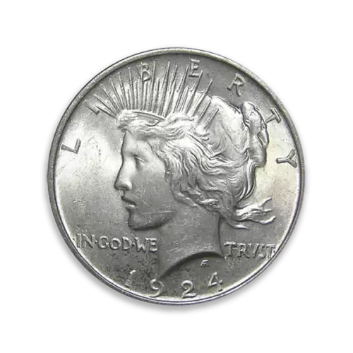 Peace Dollar (1922 - 1935) - Circulated.