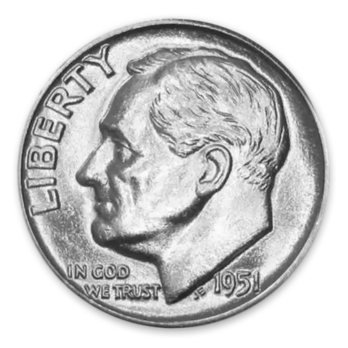 Roosevelt Dime (1946 to 1964) - AU