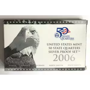 Mint Proof Set - 2006S 5 Piece Quarter Silver ($1.25 FV) - Set