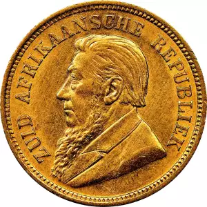 South Africa 1/2 Pond gold coin