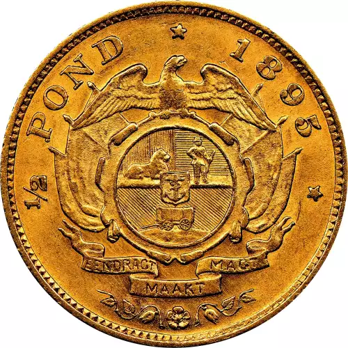 South Africa 1/2 Pond gold coin (2)