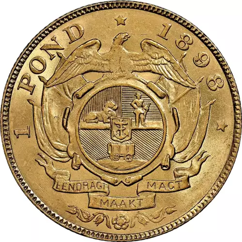 South Africa 1 Pond gold coin (2)