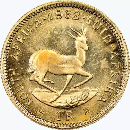 South Africa 1 Rand gold coin